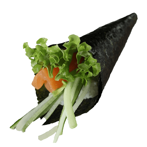 Sake temaki