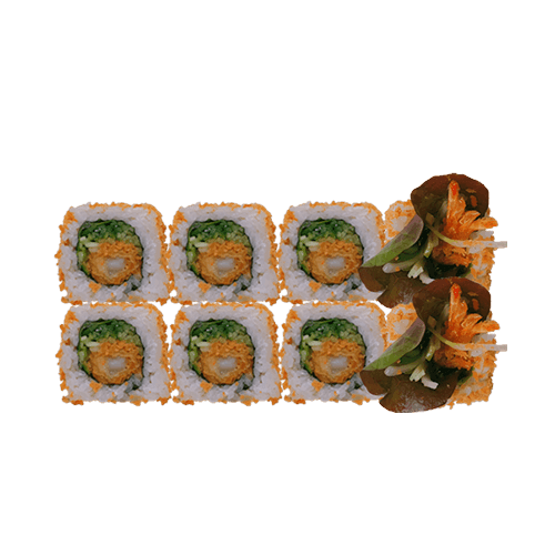 Crispy ebi uramaki
