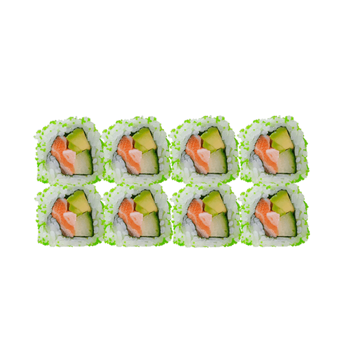Sake wasabi uramaki