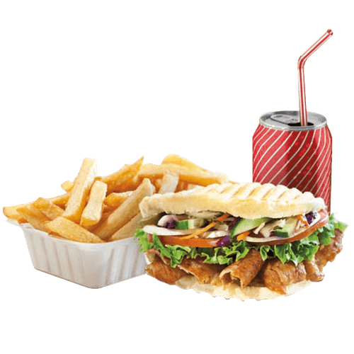 Döner kebab menu