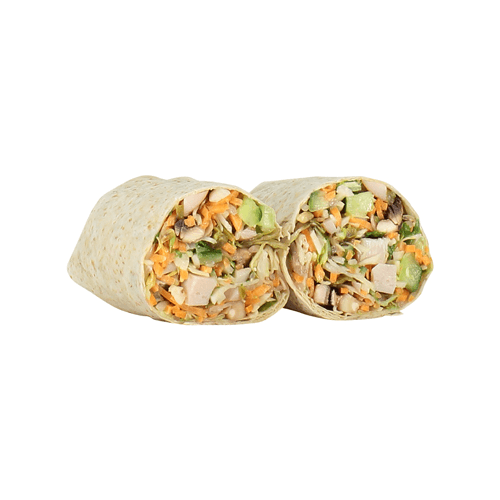 Asian chicken wrap