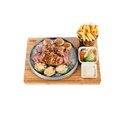 Stone Plate Rumpsteak