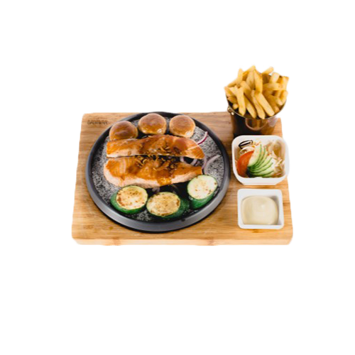 Stone Plate Salmon