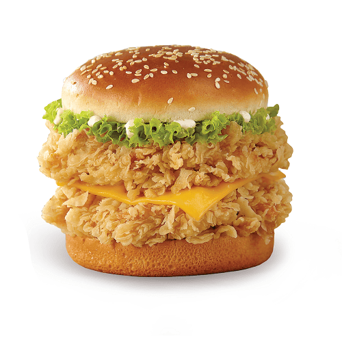 Double crunchy burger