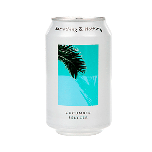 Something and nothing Seltzer cucumber 0%