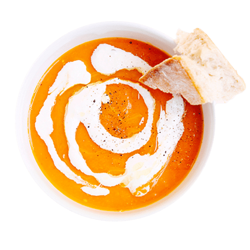 Tomaat-sinaasappelsoep (vegan)