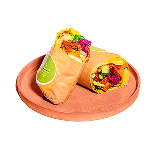 Vegan kapsalon wrap