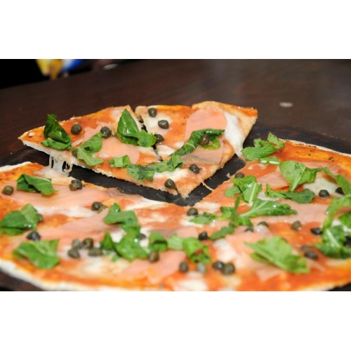 Pizza salmone