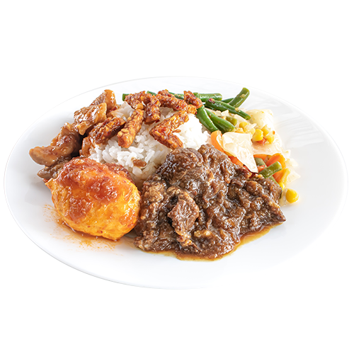 Fried rice putih rames regular
