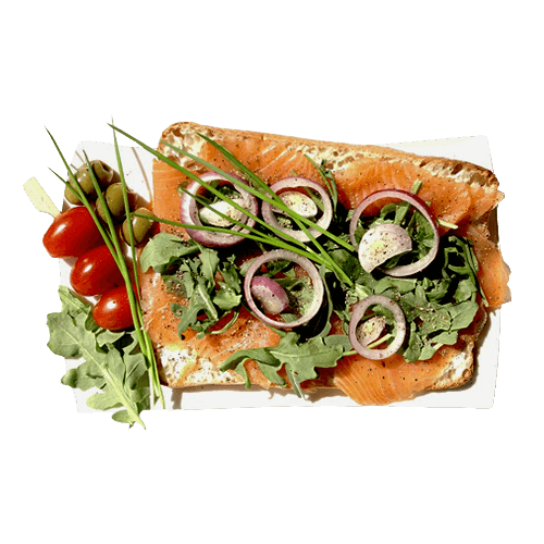 Ciabatta salmon