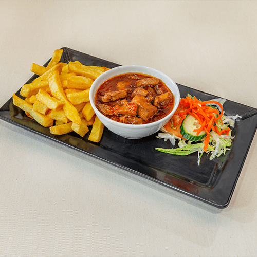 Hete kip menu