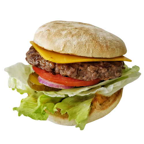 Cheese burger menu