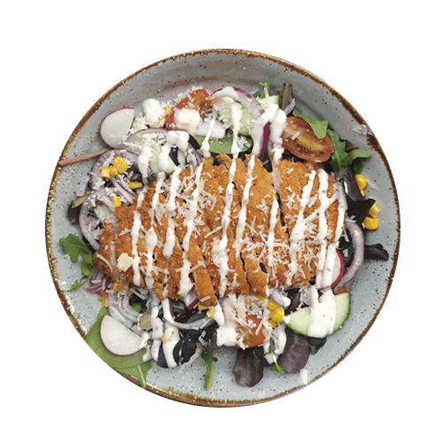 Crispy chicken salade