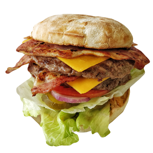 Double trouble XL burger