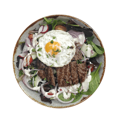 Hamburger salade