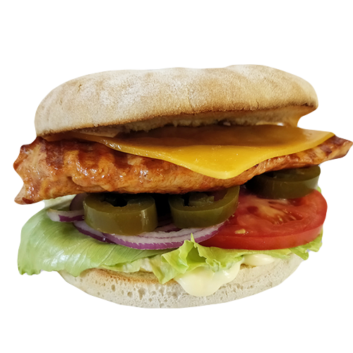 Hot chicken burger