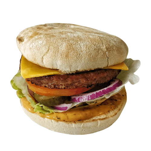 Vegetarische cheeseburger