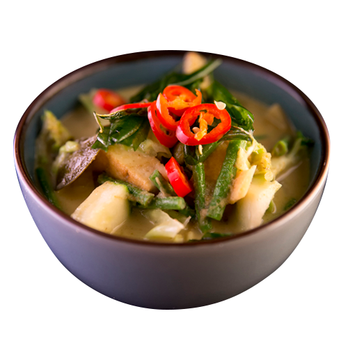 Green curry veggies