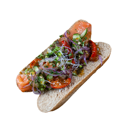 Broodje zalm roomkaas
