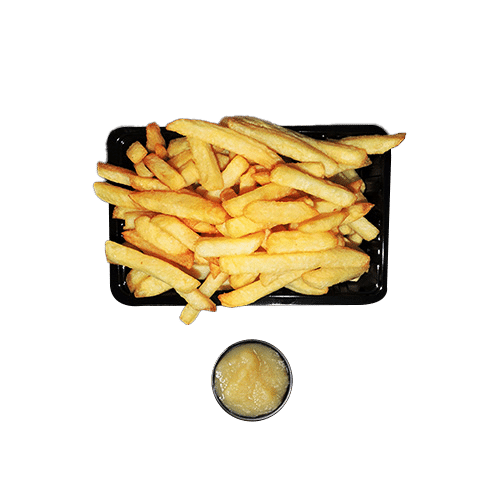 Friet groot appelmoes