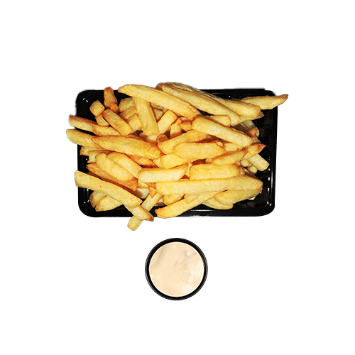 Friet groot champignonsaus
