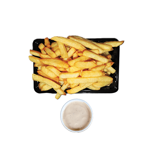 Friet groot pepersaus