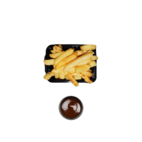 Friet klein curry