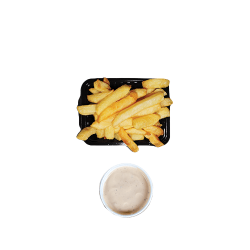 Friet klein pepersaus