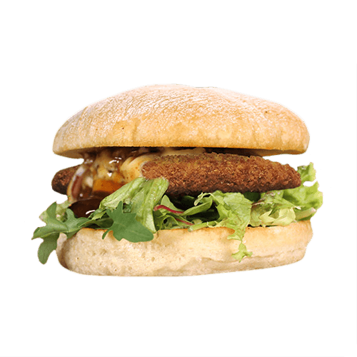 Gepaneerde burger uit het vet