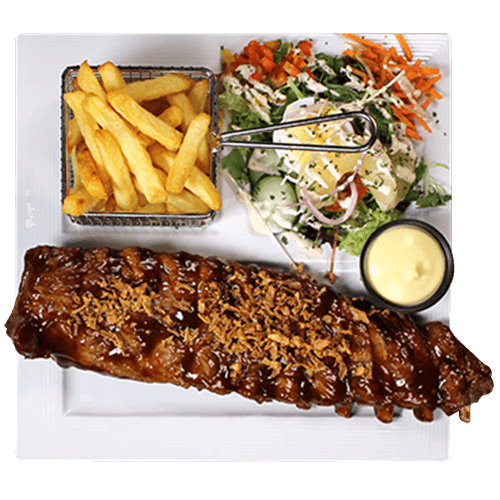 Spareribs menu