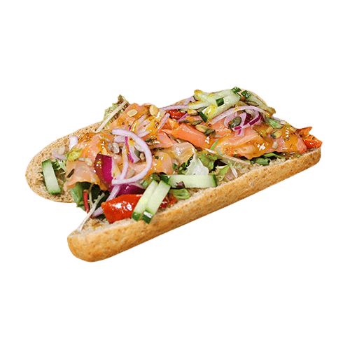 Baguette zalm/roomkaas