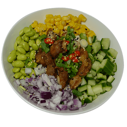 Spicy chicken bowl