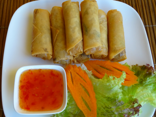 Pho pia Jee - vegetarische loempia's