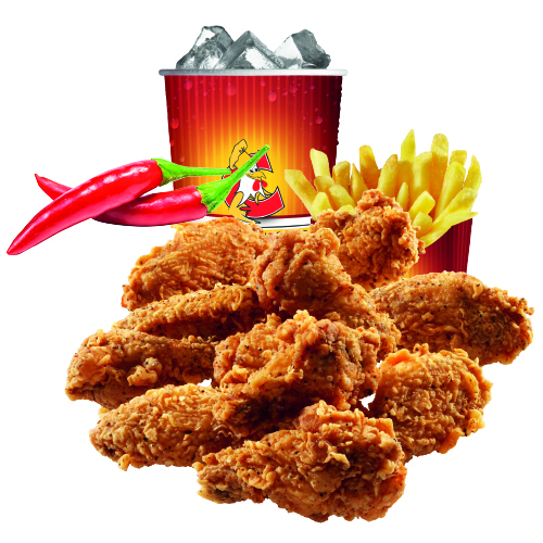 Hot wings menu