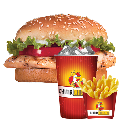 Grill chickenburger menu