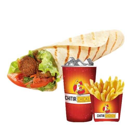 Falafel dürüm menu