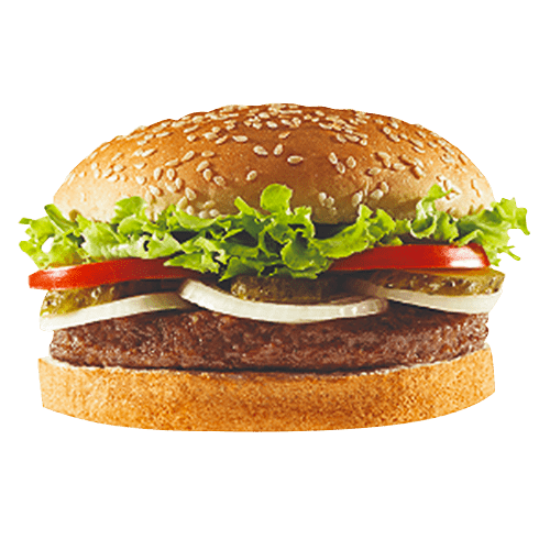 Western 100% beef burger
