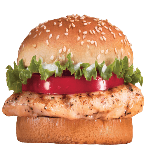 Grill chicken burger