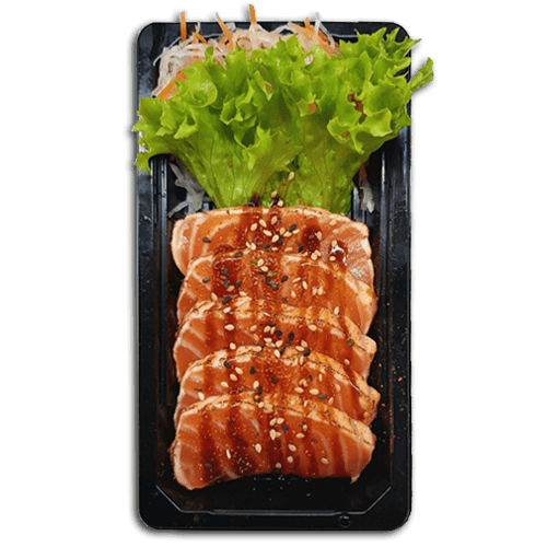 Tataki zalm sashimi