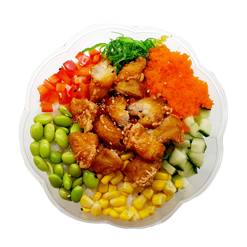 Chicken poke bowl
