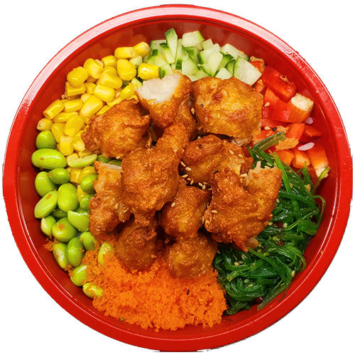Chicken poke bowl