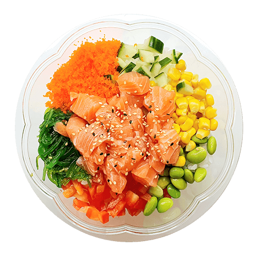 Salmon poke bowl