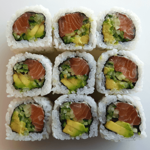 Salmon roll 9 stuks