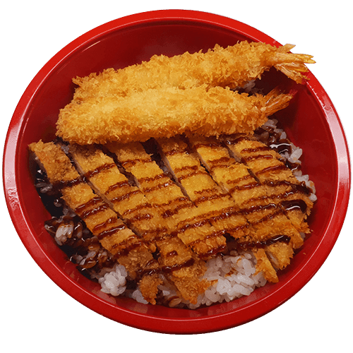 Japanese fried chicken & tempura don