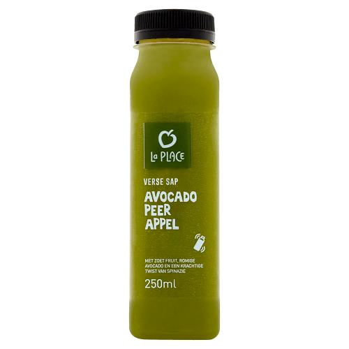 La Place fresh juice avocado, pear and apple
