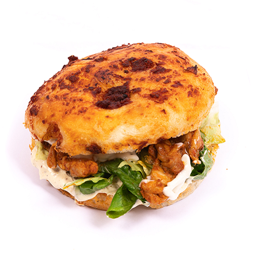 Focaccia marinated chicken