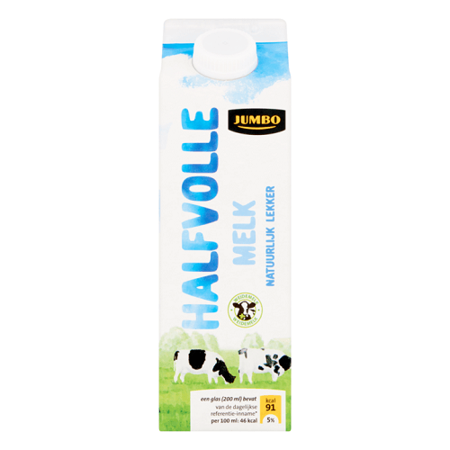 Jumbo semi-skimmed milk