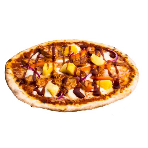 Pizza barbecue chicken