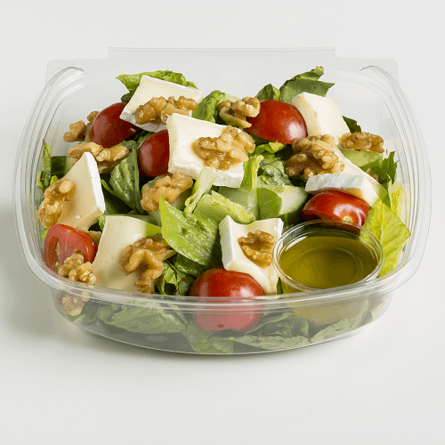 Brie and walnut salad