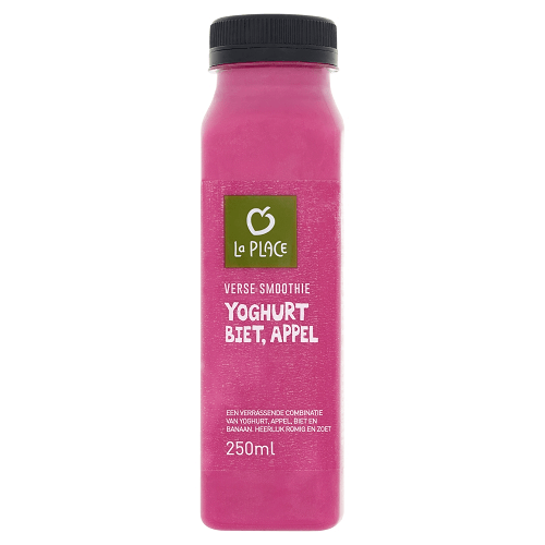 La Place fresh smoothie yogurt, beets and apple